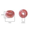 7X4Mm Acrílico Alto Brilho Transparente Bicolor Redondo Plano Contas de Ábaco Contas Espaçadoras Acessórios Decorativos DIY Colar Pulseira Feitos à Mão