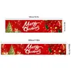 Banner de Natal Transfronteiriço Multiestilo Feliz Natal Desenho Animado Retrô Tema Festa de Natal Bandeira Pendurada
