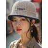 Sombrero de pescador versátil para mujer, que cubre la cara, cálido, sombrero de cubo pequeño 92 otoño e invierno, sombrero retro de estilo coreano nuevo y moderno 82