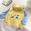 Ropa Infantil Estilo Japonés, Cortavientos para Niños y Niñas, Chaqueta Infantil, Nuevo Modelo de Otoño, Chaqueta Cortavientos Excavadora 9007
