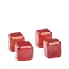 Hongchu Cristal Cristal de Morango Natural Contas Quadradas Acessórios para Joias DIY Cubos de Cristal de Morango Naturais Atacado