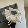 Bolso Ligero de Nube con Puntos de Ola para Mujer, Nuevo Verano 2026, Estilo Coreano, Nicho, Alto Valor, Casual, Simple, de Hombro, para Debajo del Brazo
