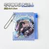 Bolsa de Caramelo Transparente con Brillo de PVC Almacenamiento de Insignias Guimei Exhibición Colgante Bolsa de Dolor Tarjetero Protector de Mijo
