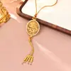 Colar Saquinho com Pingente de Franja de Fênix Estilo Antigo, Nova Corrente Longa para Suéter Dupla Face Exquisita e Fashion Style Chinês
