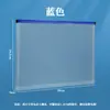 Bolsa de Documentos Transparente A4 con Cierre Estéreo Bolsa de Almacenamiento de Papelería para Examenes Bolsa para Documentos de Información de Boletos de Estudiante