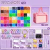 Kit DIY de fusão de beads Perler, conjunto completo de beads Perler de 5MM, brinquedo de quebra-cabeça educativo