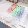 Variedade de luvas de limpeza domésticas de PVC bicolores, tigelas para lavar roupa, abertura com cordão, proteção de mão de camada única, inverno com mais veludo para manter aquecido