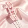 Llavero Hecho a Mano DIY con Anillas Abiertas de Macarrón, Anillas de Resorte y Accesorios de Rompecabezas de Cuentas