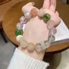Pulsera Original de Cristal Rosa Natural, Joyería Retro de Moda y Versátil para Mujer, Regalo de Cristal para Amigos, Pulsera de Cristal al por Mayor