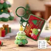 Llavero Colgante de Santa Claus Transfronterizo Encanto de Bolsa de Dibujos Animados Accesorio de Llavero Exquisito Pequeño Regalo de Navidad