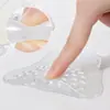 Plantillas de soporte de arco de GEL, antideslizantes, alivio de presión, amortiguadoras, almohadillas de soporte de arco unisex, almohadillas para el pie de media talla con masaje de partículas