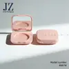 Pedido del Fabricante: Estuche Cuadrado para Polvo Compacto a Presión con Espejo, 7 ml, Envase de Plástico