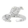 Anillo de Cuervo Espina Oscura Transfronterizo Europeo y Americano Personalidad Nicho Femenino Anillo Cruzado de Amor Anillo Abierto Accesorios