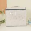 Bolsas de almacenamiento transparentes de PVC personalizadas, impermeables y apilables, para empaquetar edredones, con mano de obra y materiales incluidos, disponibles para pedidos de lotes pequeños.