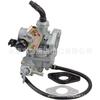 Carburador PZ19 con adaptador de cable de estrangulación con interruptor de aceite para ATV, karts y scooters de 50 cc a 125 cc