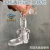Fechadura transparente com chave invisível Fechadura de acrílico de cristal para porta de bagagem, trava transparente para vitrine aberta