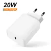 Cargador Transfronterizo de 20W Estándar Europeo Adecuado para Cargador de Teléfono Móvil Apple Carga Rápida Cabezal de Carga para Apple iPhone