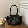Bolso de Hombro Retro de Gran Capacidad Transfronterizo para Mujer, Nuevo Bolso Tejido para el Trabajo, Bolso de Mano de Moda de Alta Gama