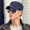 Gorra para Hombre de Verano Nueva Protector Solar Gorra de Béisbol de Copa Plana Estilo Japonés Estilo Coreano Gorra de Camuflaje para Hombres Mayores de Edad Media y Mayores Gorra de Copa Plana