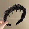Diadema de alta gama estilo coreano para mujer, diseño de corona alta para hacer que la cara parezca más pequeña, adecuada para uso diario, lavado de cara y maquillaje, con dientes para una sujeción antideslizante