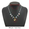 Zb0410 Colgante de Estrella de Mar y Concha de Acero Inoxidable para Playa de Verano, Color Dorado 14K Electrochapado, Cordón de Conservación de Color, Collar y Pulsera para Mujer