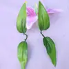 Hojas de Lirio Simuladas Al Por Mayor Flor de Malla de Seda Hecha a Mano Materiales Accesorios Hojas de Lirio Simuladas Nuevas Enredaderas Verdes Alta Simulación