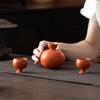 Juego de Vino en Forma de Calabaza de Buena Suerte y Prosperidad, Una Jarra y Dos Copas, Juego de Caja de Regalo Calentador de Vino de Cerámica, Dispensador de Vino para el Hogar, Jarra de Vino y Copas de Vino