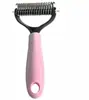 Peine para Mascotas para Desenredar, Cepillo Especializado para Pelo de Perro y Gato, Gran Herramienta para Desenredar el Pelo de Perro, Producto de Doble Cara