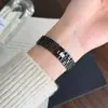 Pulseira de Metal Listrada Curva com Contas Redondas Adequada para Apple Watch iWatch 12ª Geração 11/10