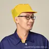 Gorra de Trabajo para Taller de Fábrica Transfronterizo con Visera, Gorro de Cocina con Texto Impreso, Gorro a Prueba de Polvo, Gorro con Red Anti-Caída de Cabello, Gorra de Trabajo de Chef