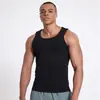 Colete esportivo transfronteiriço plus size Colete esportivo masculino Slim Threaded sem mangas t-shirt Logotipo personalizado