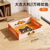 Bandeja de Arena Desechable para Gatos Portátil Plegable Baño para Gatos para Salidas Viajes Persona Perezosa Suministros para Mascotas al Aire Libre Montaje en Coche Camping