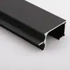 Placa de sujeción tipo G mango aleación de aluminio engrosada borde sellado mango manija oculta para puerta de gabinete 18 placa con tapa de tapón