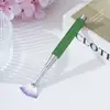 Pincel para Manicura Incrustado con Diamantes Transfronterizo, Nuevo Pincel para Manicura Incrustado con Diamantes en Forma de Abanico, Pincel para Uñas Opcional en 2 Colores