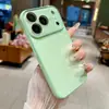 Funda de verano de color sólido con ventana grande instantánea, adecuada para Apple 17 Pro Max, iPhone 18 Pro, cobertura total para 16/15