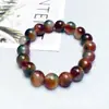 Atacado de Fabricante em Grandes Quantidades de Pulseiras de Jade Malaio, Pulseiras de Jade Quartizito, Contas Redondas, Pulseiras de Círculo Único Coloridas de Jade Flutuante da Moda