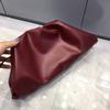 Bolsa Nube para Mujer, Bolso Plegado de Pinza, Color Sólido, Nuevo Bolso de Mujer Estilo Coreano, Bolso de Hombro, Bolso Cruzado, Estilo Perezoso, Cuero Genuino, Moderno