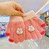 Guantes para bebé días de invierno niños 1 año 2-3 años cálidos a prueba de viento lindos cinco dedos dedos de bebé niños y niñas