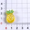 Acessórios de resina da série de frutas translúcidas com tema de verão, acessórios de cabelo DIY tipo gelatina, elásticos de cabelo, presilhas e materiais de artesanato - novos estilos