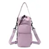 Bolsa para botella de agua aislada, bolsa cruzada portátil para llevar en la mano para botella de agua, bolsa protectora para taza térmica, bolsa para botella de agua a prueba de fugas tipo correa, en stock