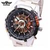 Venta Caliente Reloj Casual de Negocios para Hombre T-winner Reloj Mecánico Automático Reloj de Pulsera para Hombre de Aleación Acero Inoxidable