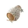 Chapéu de Bebê Qiunan Estilo Novo Primavera e Outono Chapéu com Orelhas de Estrela Proteção para Fontanela de Recém-Nascido Chapéu à Prova de Vento