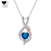 Knn-549 Collar de Moda de Lujo Ligero Estilo Mamá, Cadena para Clavícula Incrustada con Diamantes para el Día de la Madre Transfronteriza, Cadena Lateral que No se Desvanece
