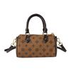 Bolsa transfronteiriça de alta qualidade para mulheres 2024 nova bolsa impressa vintage Boston bolsa ombro crossbody pequena bolsa quadrada para mulheres