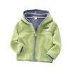 Roupas de Outono e Inverno para Crianças Novidade Veludo Austríaco Quente com Capuz Esportivo Solto Moletom para Meninos Tops Cardigan Roupas Infantis