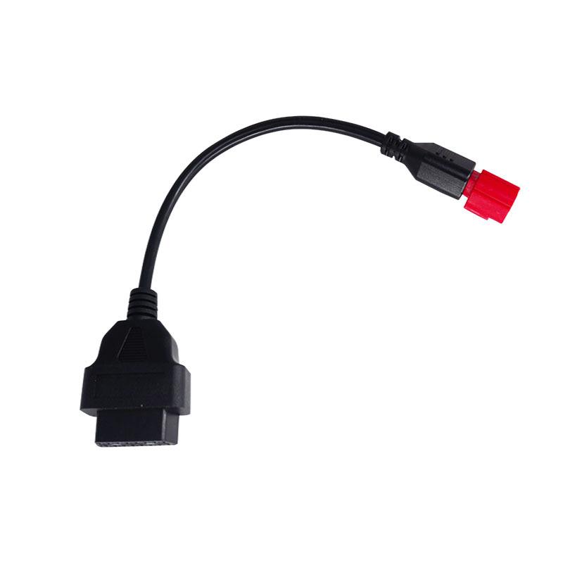 OBD母头 T0 6P红色胶壳线束