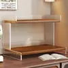 Soporte para Taza de Agua de Escritorio Hogareño Estante de Almacenamiento de Tazas de Té de Múltiples Capas Gabinete de Comedor Encimera Organizador de Tazas de Café Estante de Almacenamiento