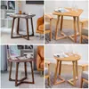 Juego de Mesa y Sillas Retro de Cuero con Cera para Cafetería Mesa y Sillas de Barra de Madera Maciza Cabina para Tienda de Té con Leche Sofá