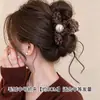 Pinzas para el pelo de felpa de otoño e invierno para mujer, con un aspecto sofisticado, adecuadas para quienes tienen el pelo fino, diseñadas para la parte trasera de la cabeza, estilo tiburón, estilo coreano, accesorios para el pelo versátiles