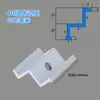 Abrazadera para módulo fotovoltaico aleación de aluminio abrazadera central abrazadera lateral panel solar generación de energía conector fijador otro